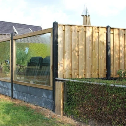 21-planks schutting samenstellen